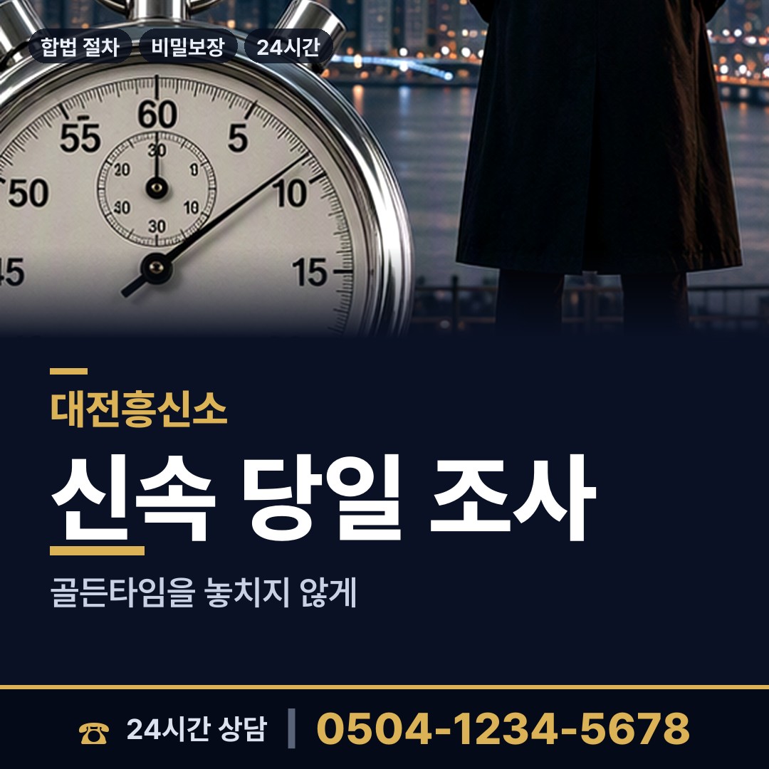 대전 문화2동 합법흥신소 상담 안내